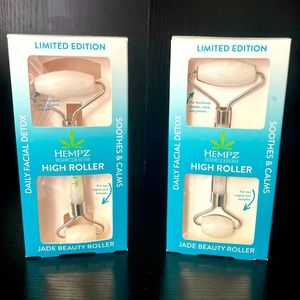 2 PACK! Hempz Jade Face Roller